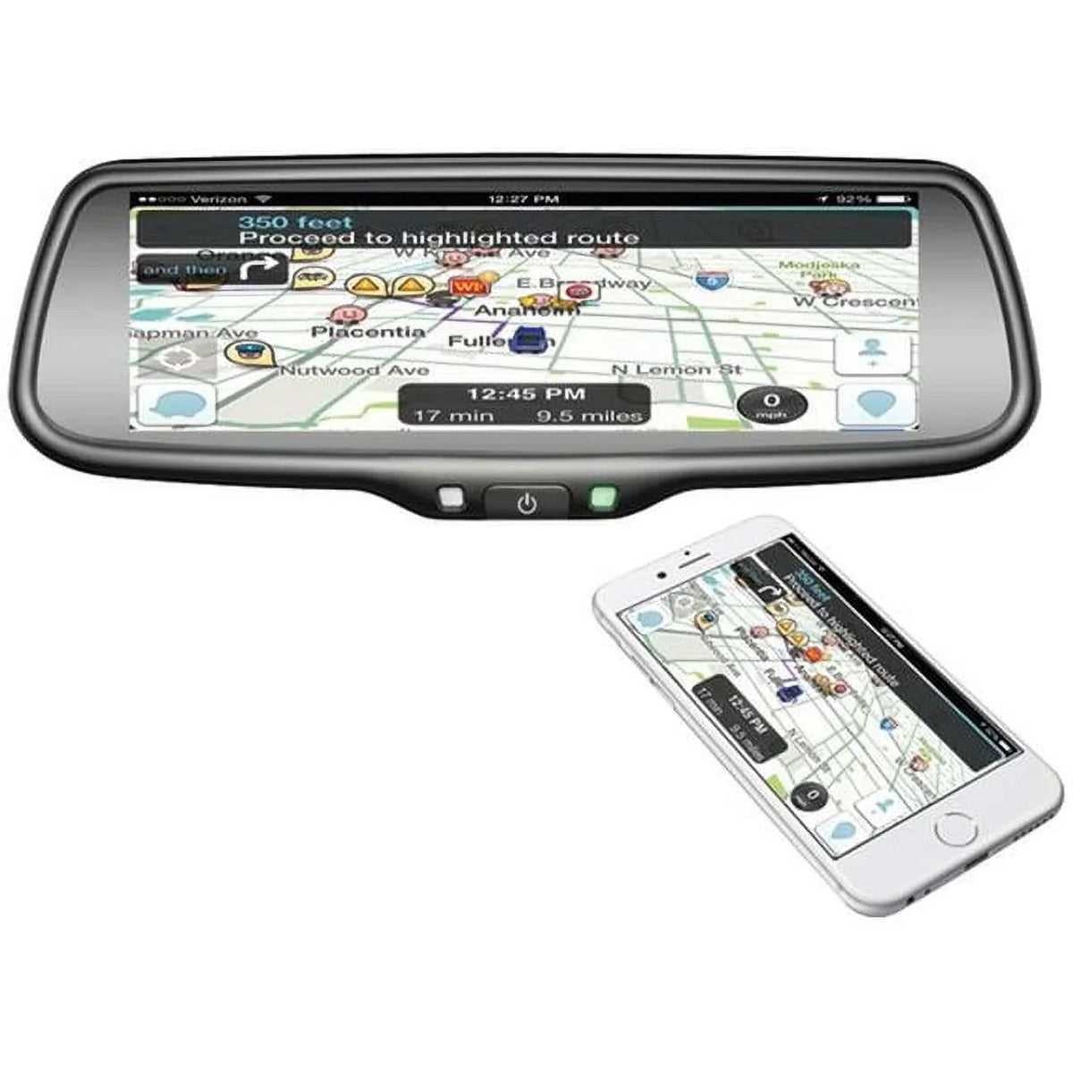 VTW73M Rearview OE-Design BOYO Monitor Mirror 7.3" Miracast with