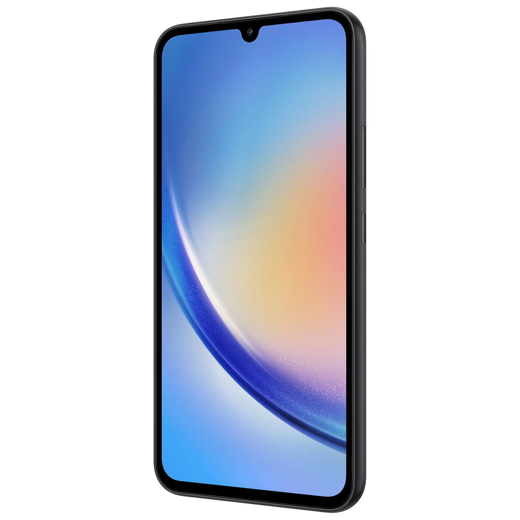 Dual (Latin 5G Samsung GSM A346M Unlocked - Restored A34 Graphite Android Awesome Smartphone Variant/US Galaxy SIM Compatible 128GB (Refurbished) LTE)