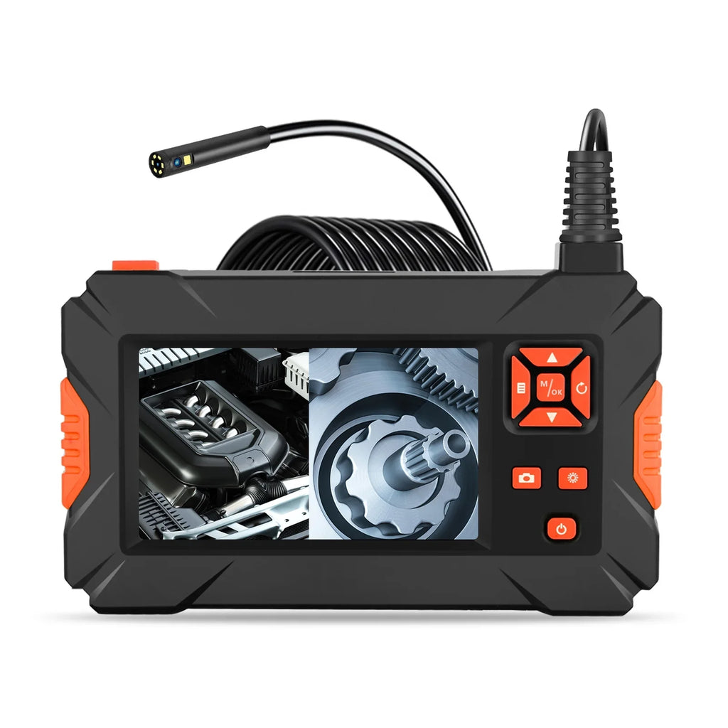 IPS Sewer for Full-Color Automobile Inspection Maintenance Endoscope Pinnaco - P130 Industrial 4.3" Screen Camera,  Engine Portable
