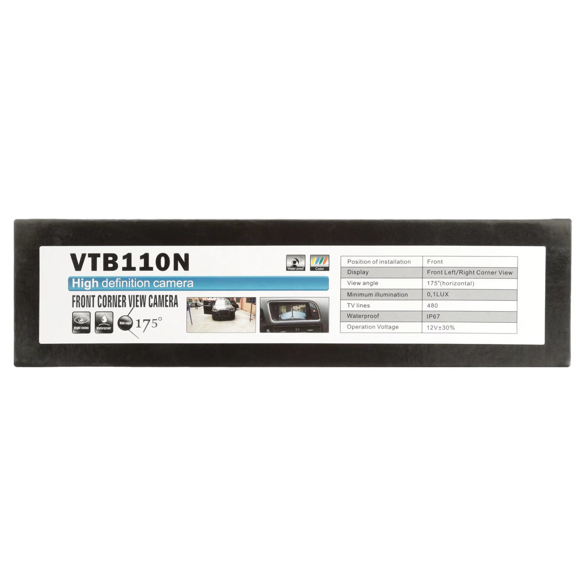 Front BOYO VTB110N Mount - Camera Corner-View Universal