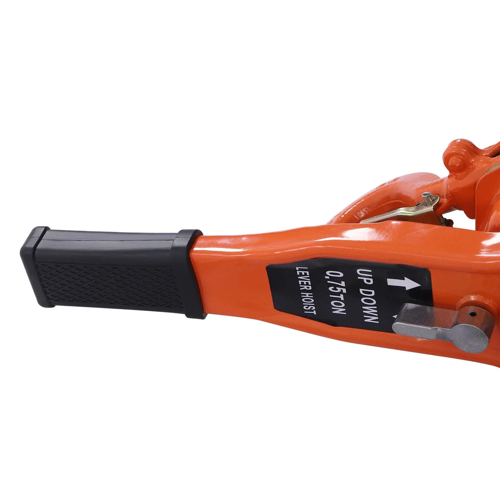 10Ft Lifter 0.75T Type Ratchet Hoist Come Lever Puller Chain Block Chain Along DENEST