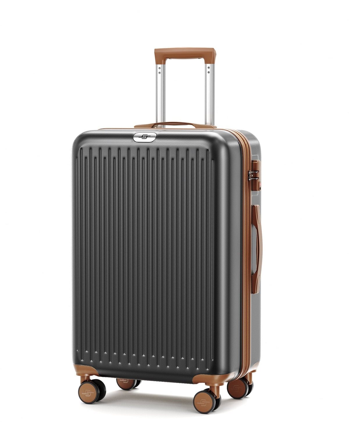 Suitcase Crtynell with Carry with on 20-Inch Lock Spinner Approved Airline Luggage Expandable TSA Wheels