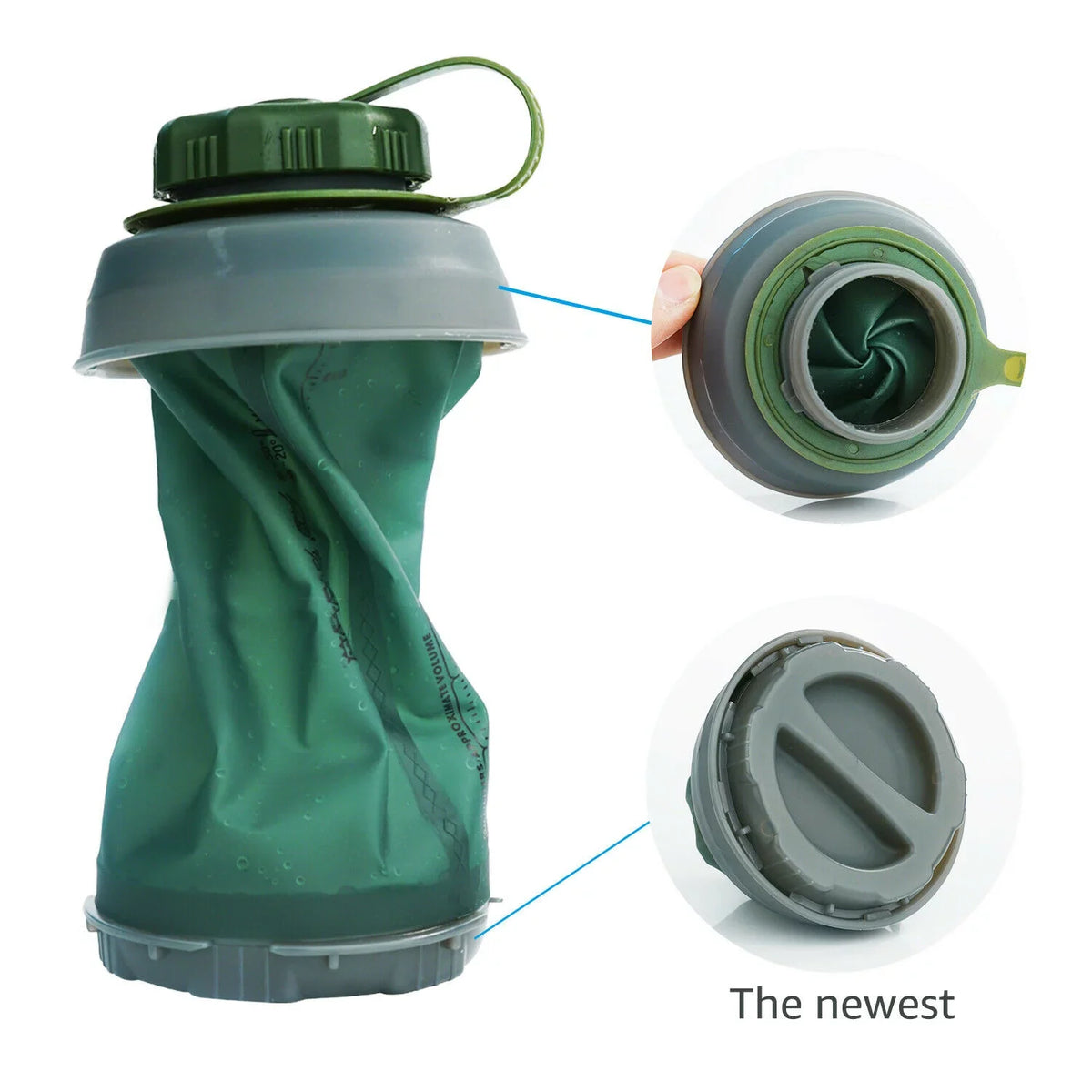 Hollow Collapsible Bottle Liquid 750ml Outdoor UF Fiber Purifier Sports Filter