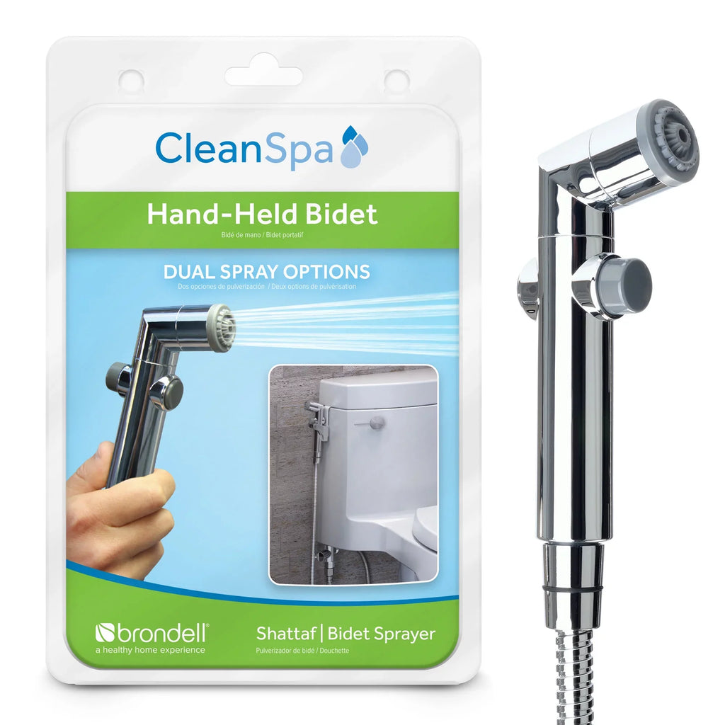 Sprayer Accessories CleanSpa Bidet Held Dual Included Brondell Hand All Spray with in Silver, Pattern