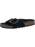 Sandals  Big Footbed Slide Madrid Buckle Nubuck Birkenstock