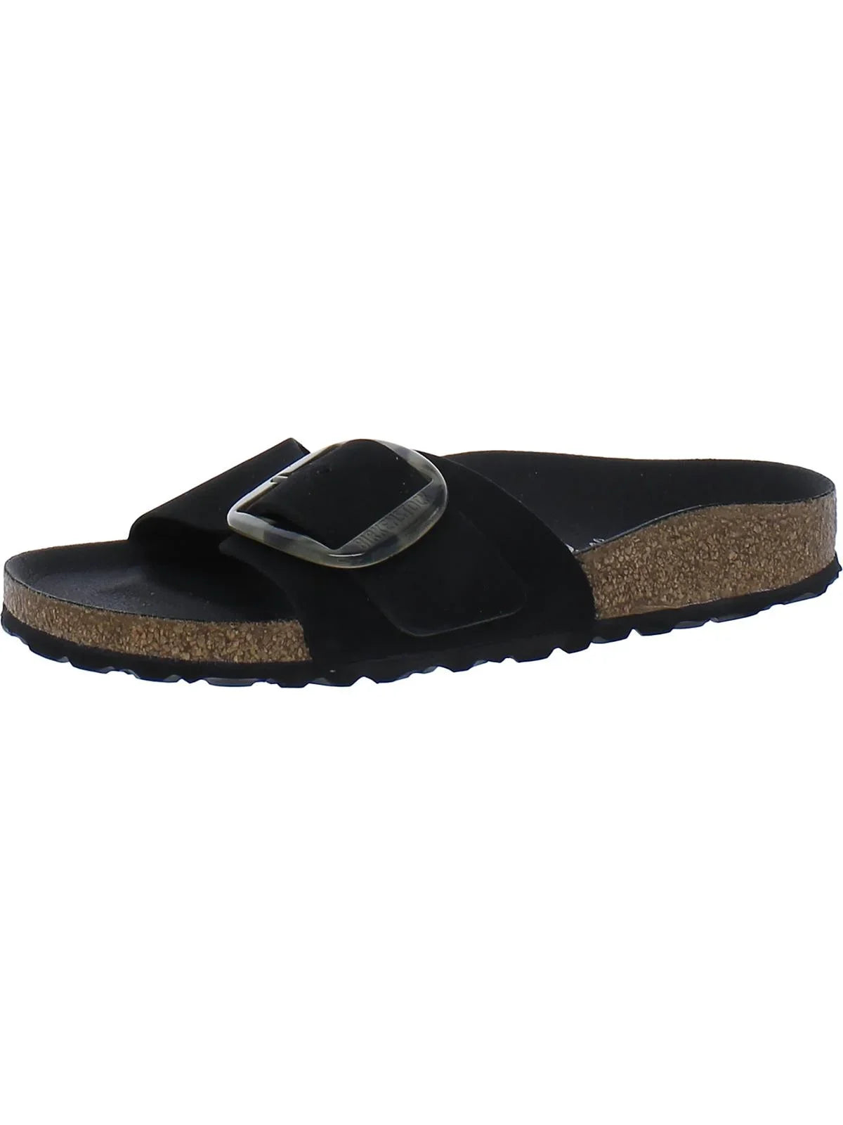 Sandals  Big Footbed Slide Madrid Buckle Nubuck Birkenstock