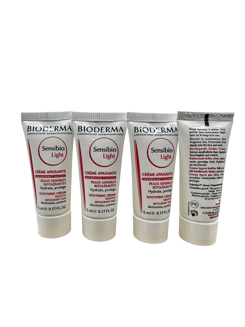 Sensibio Sensitive Bioderma 0.17 Cream Set Skin 4 Soothing & of Light Intolerant oz