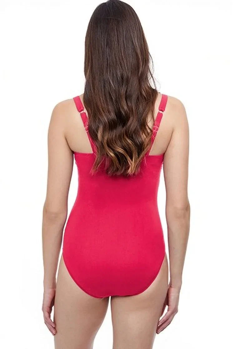 8D Control by Tutti Gottex One-Piece US Frutti Tummy Swimsuit, PINK Profile