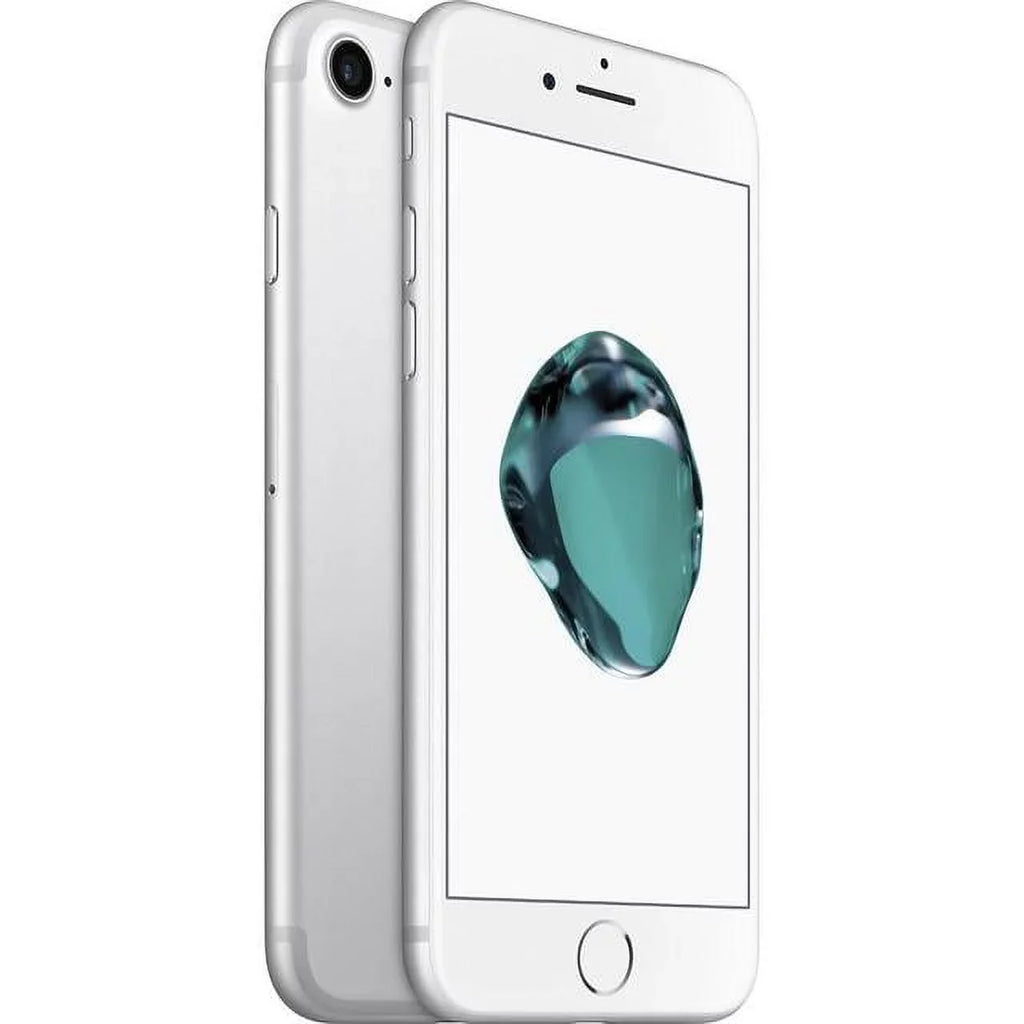 Restored iPhone 32GB Silver A1660 (Refurbished) Apple (Fully 7 Box Unlocked) A+) w/ Gift (Grade