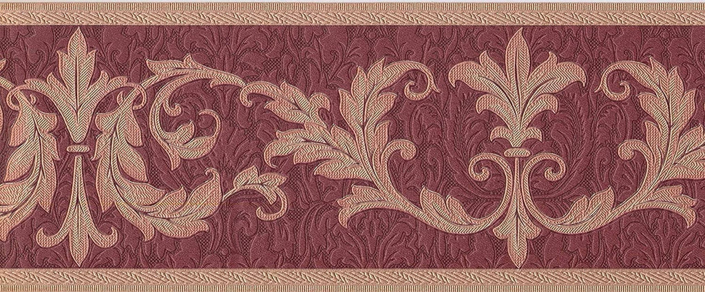 Concord Bronze, 7 Bedroom, Damask Room by for 30150 Victorian Gold Wallpaper Wallcoverings 15 Pattern Inches Feet Border Design Red Living Leaves