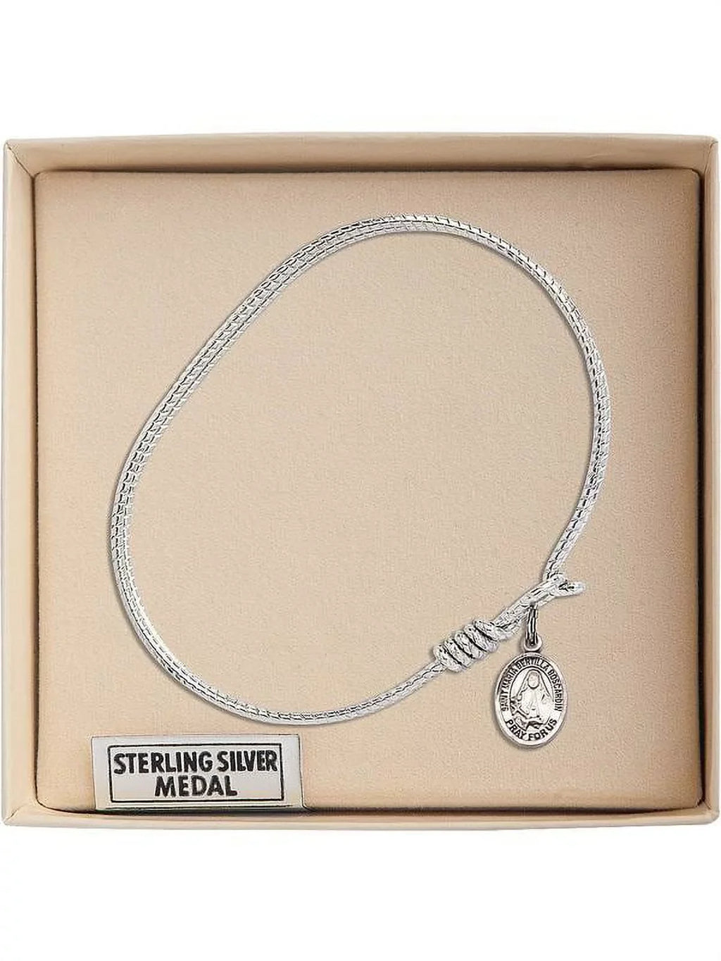 Bracelet Sterling St. Bangle Silver Maria 6 1/4 Bertilla Hook inch w/ Oval in Eye Boscardin