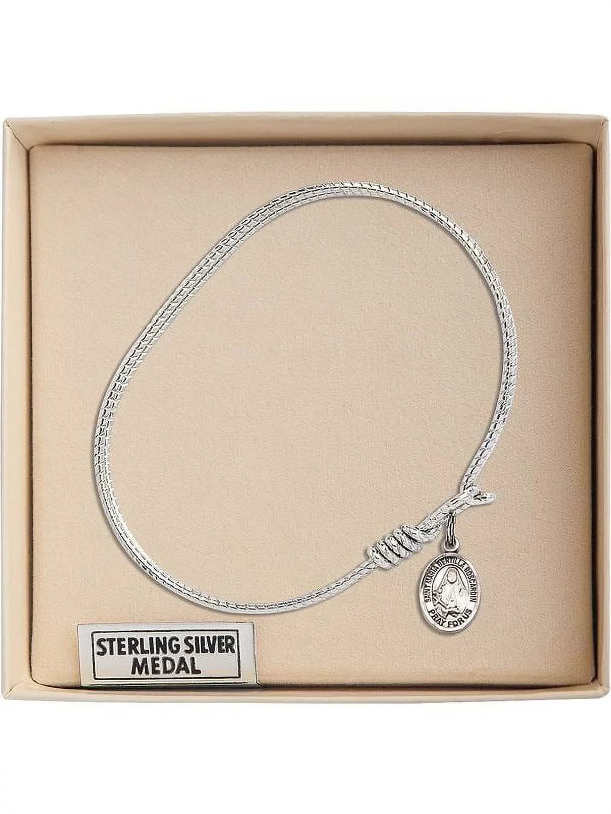Bracelet Sterling St. Bangle Silver Maria 6 1/4 Bertilla Hook inch w/ Oval in Eye Boscardin