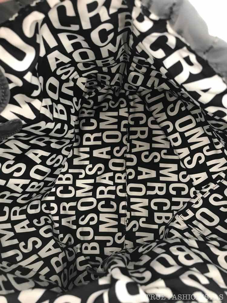 Tote By Marc Jacobs Bag Monogram Marc Grey Pre-Owned Tote