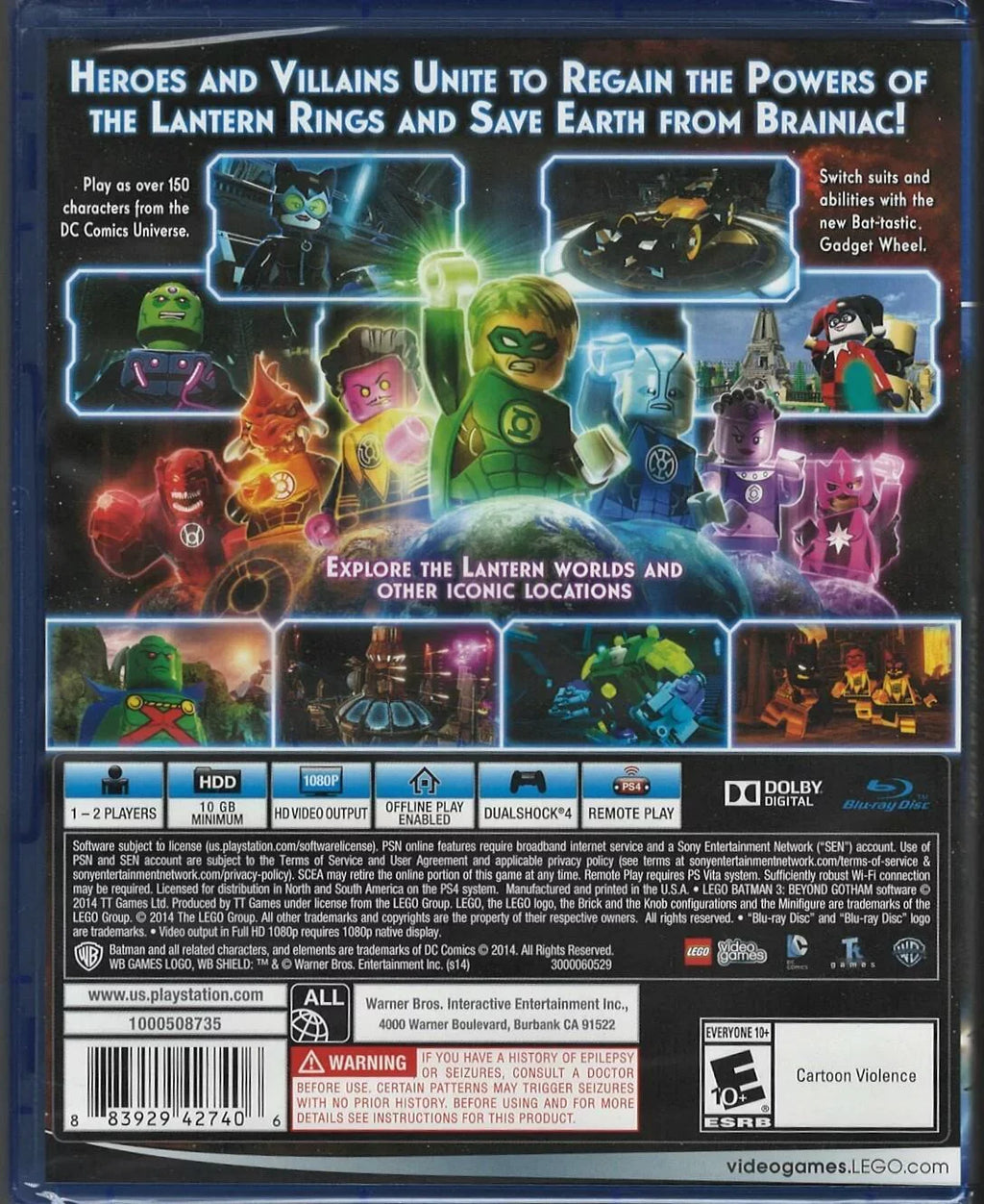 US Factory Batman PlayStati-0883929427406 New Sealed Gotham PS4 Version) 3: Beyond (Brand