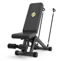Foldable Full Body Training Bench, Bench Pounds Home Adjustable Strength Weight for Gym Benches Workout, for Set 880 Incline Capacity