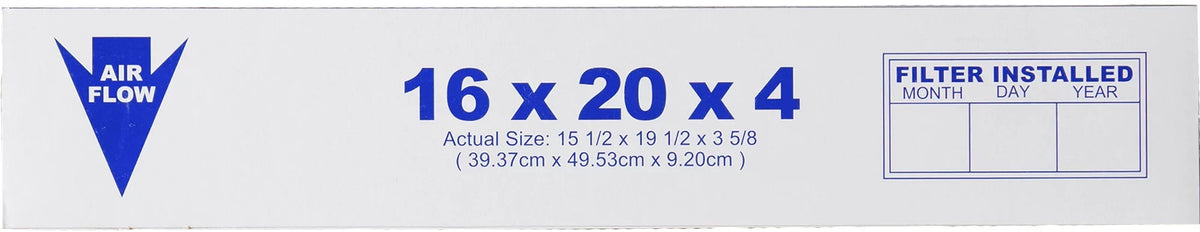 MERV 16x20x4 Nordic 2 Pleated Pack Carbon 12 + Pure 5/8) Pleated (3 Filter Air