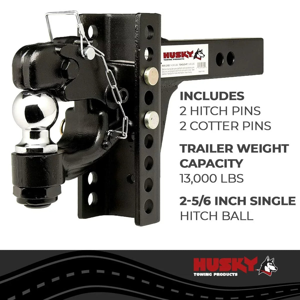One-Mount 33110 HITCH RECEIVER ACCESSORIES Pintle Towing Hook Husky