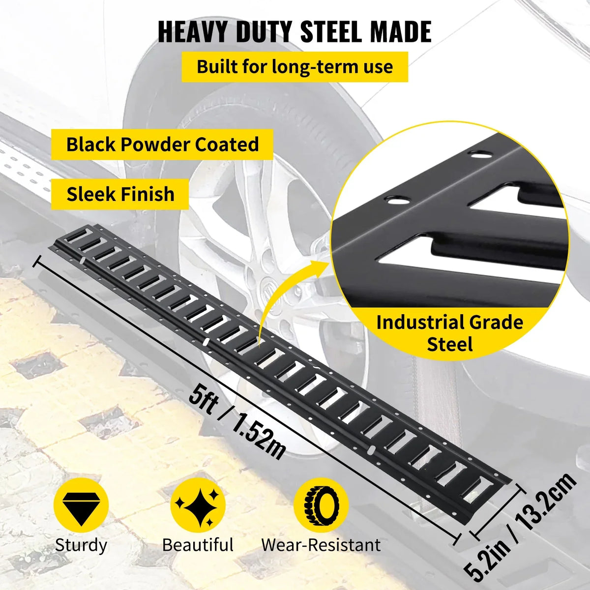 E Down BENTISM 5-Feet Rails 4PCs Trailer Enclosed E Track Tie Cargo Track Rails