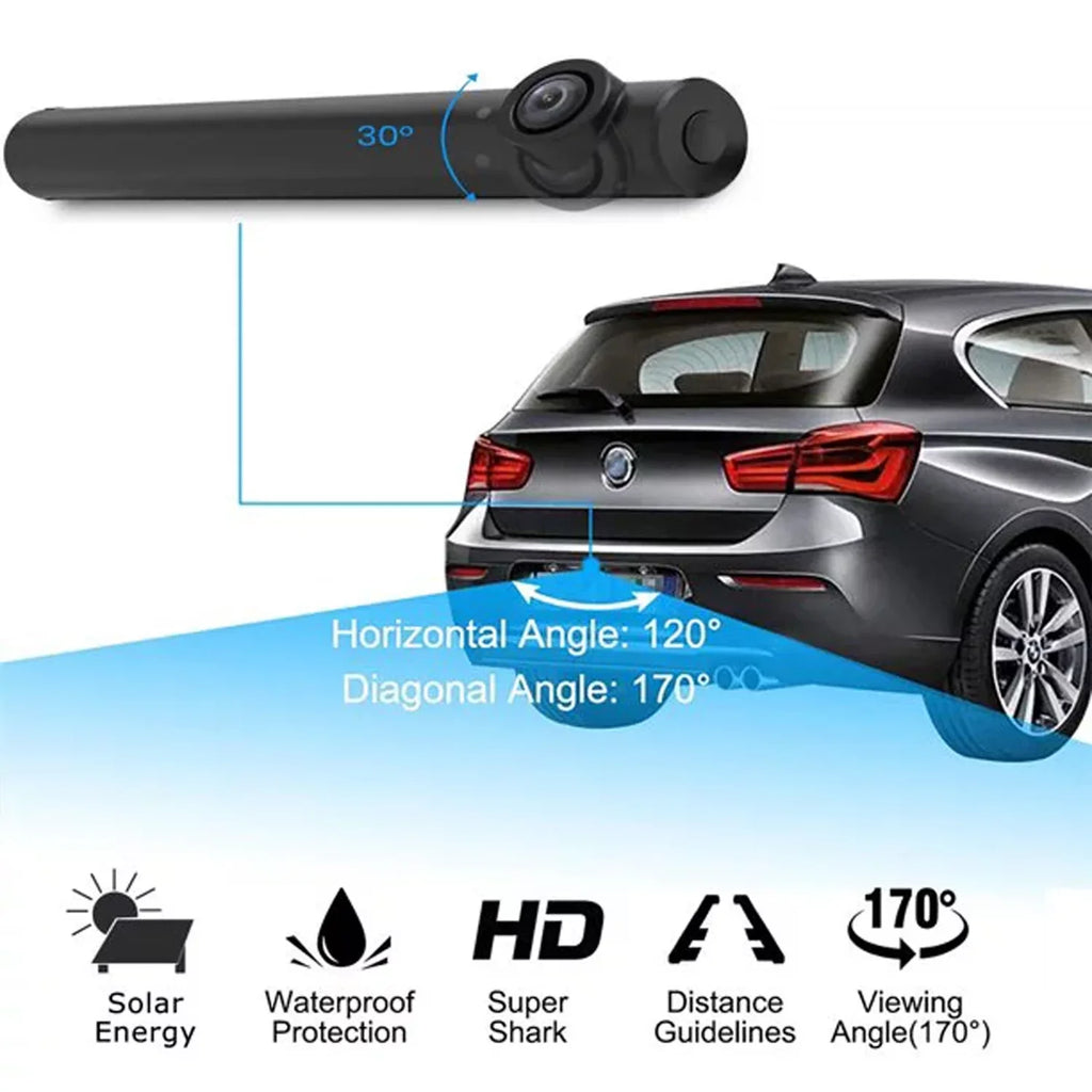 Backup System with Trucks Wireless for View Rear Highway Panel, Camera Observation Trailer Auto-Vox Camera Solar