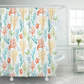 Bath Ocean 66x72 Graphic  Life Abstract Colorful Reef KSADK Sea Tropical inch Shower Curtain Coral Curtain