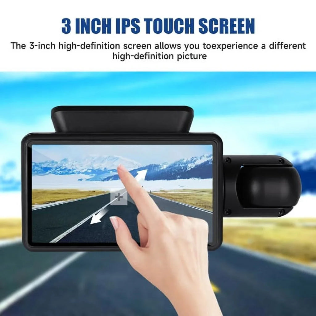 Rear, 1080P Wide SYTHERS and Front Angle Night Dash with 170° & Camera Cam Dash Vision G-Sensor