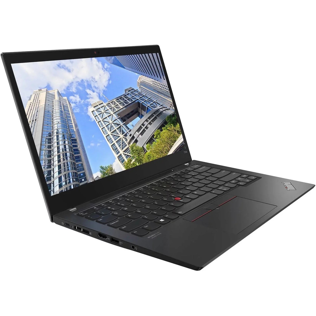 Windows 20WM00XUUS Core Storm 4K Windows, Gray, 512GB ThinkPad T14s Pro, SSD, 16GB Laptop, RAM, 14" Lenovo UHD Intel i7-1165G7, 10
