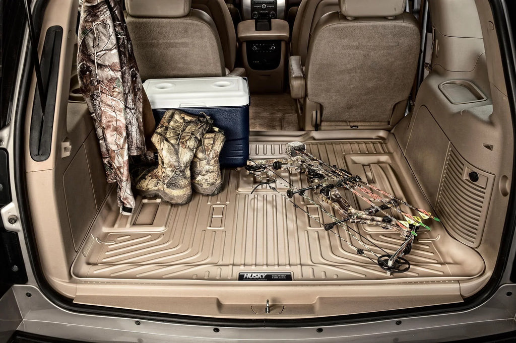 with Black Chevrolet r Yukon Suburban, Behind ESV, GMC 2015-19 2015-19 Compatible Husky 3rd RealTruck Escalade by 28221 Seat 2015-19 XL Cargo - Cadillac