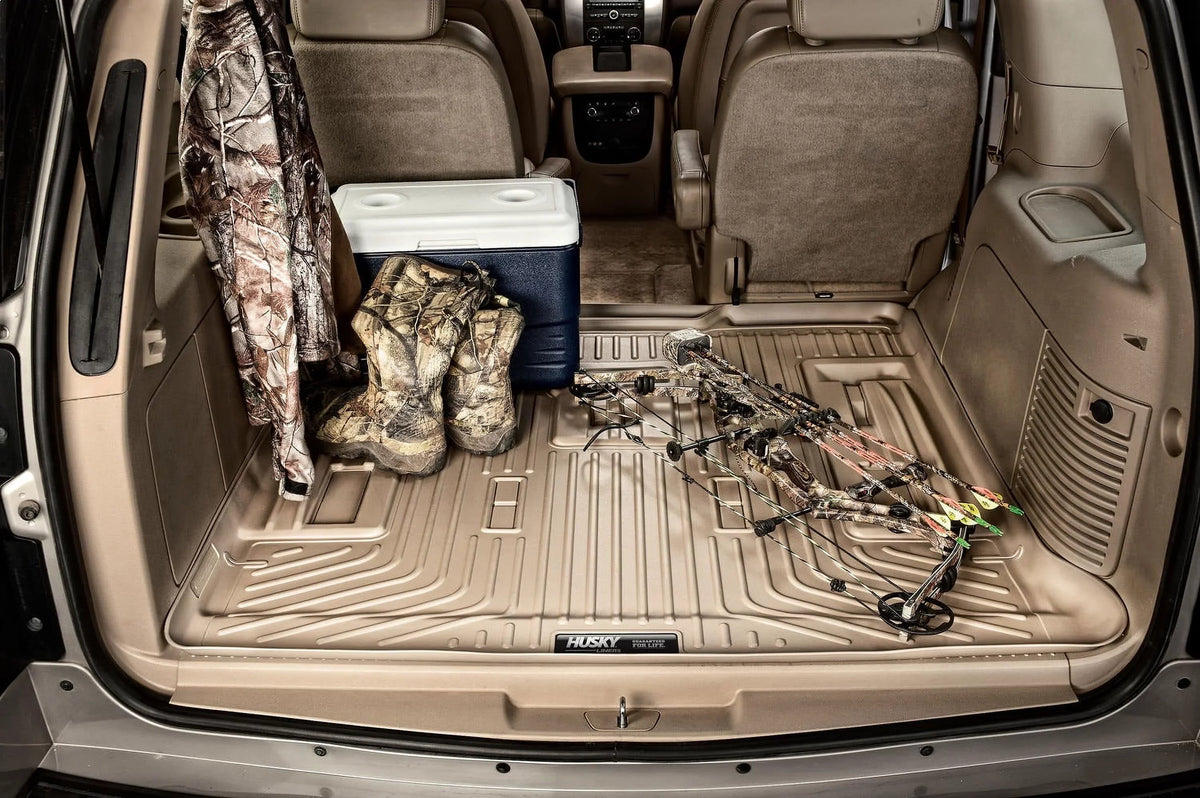 with Black Chevrolet r Yukon Suburban, Behind ESV, GMC 2015-19 2015-19 Compatible Husky 3rd RealTruck Escalade by 28221 Seat 2015-19 XL Cargo - Cadillac