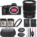 Z5 Backup UV Filter Cleaning Battery Nikon with 24-70mm Case + + Kit Version - Mirrorless f/4 + S Storage International 64GB Lens + Extra +