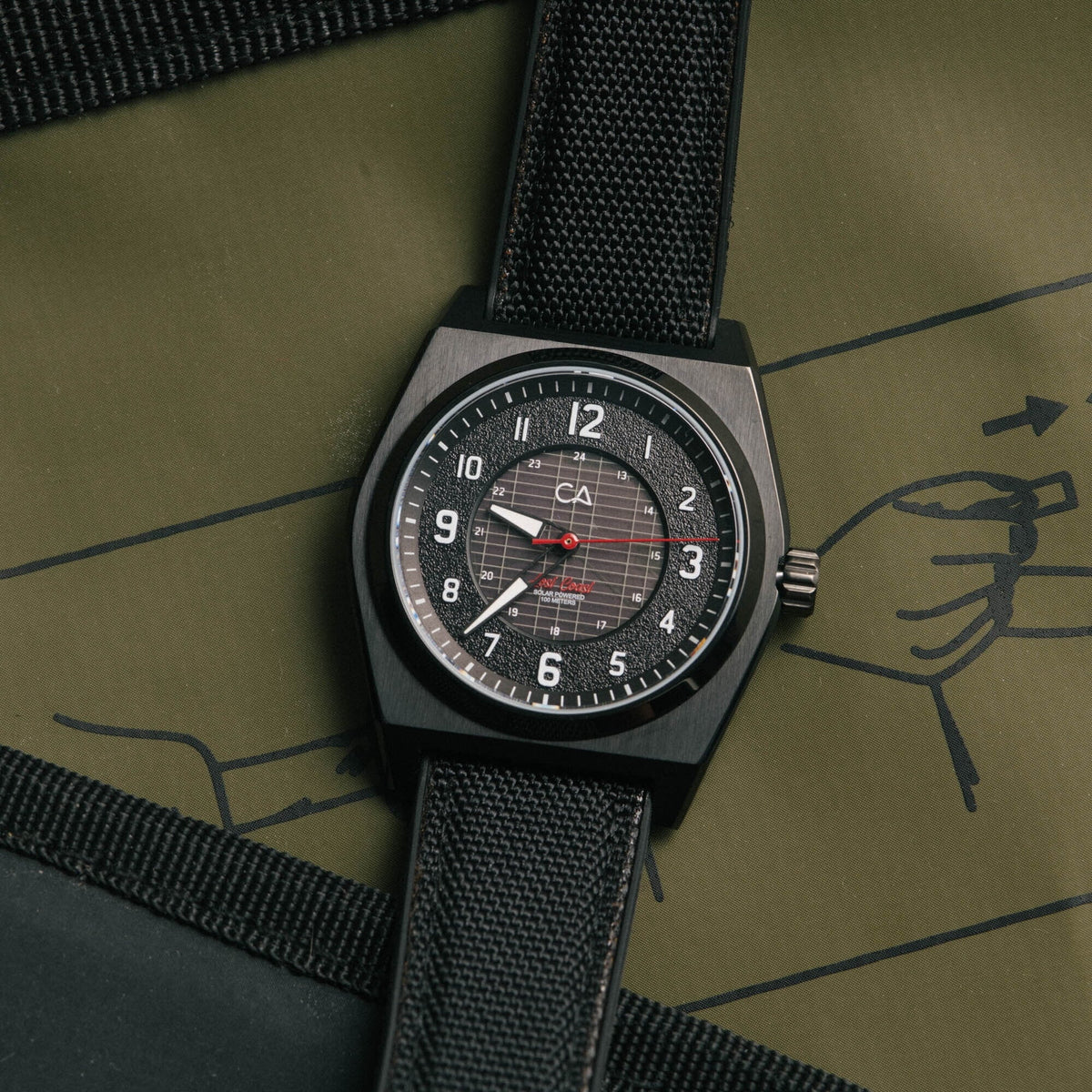 Lost California Solar Watch Co. Coast Field Midnight