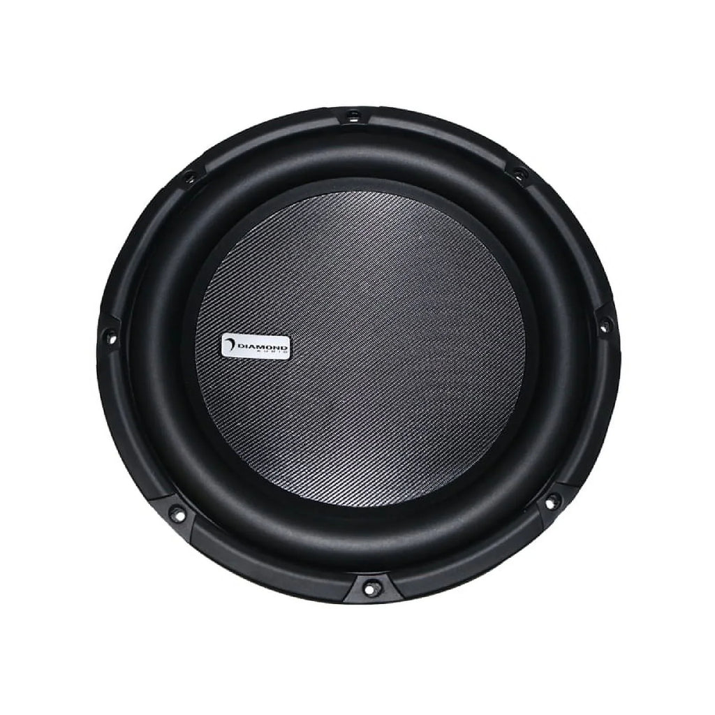 Handling) Dual Subwoofer Power RMS Peak DES124 500W Diamond Coil Elite 4Ohm (1000W 12" Series Diamond Audio Voice