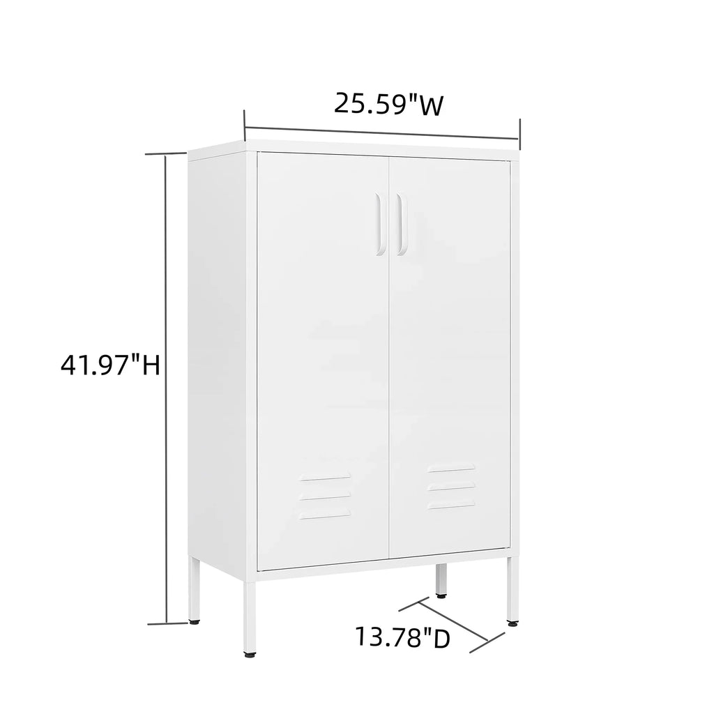 storage Steel door miscellaneous Storage cabinet, storage garage tool White Cabinets, 2 cabinet,
