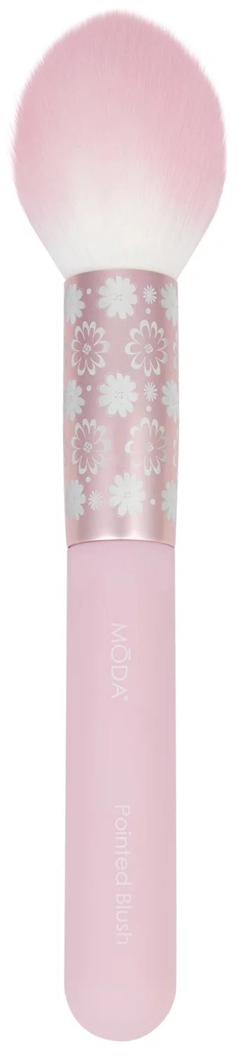 Blush, Makeup and Highlighter, Pointed Pastel Moda Brush Makeup Includes Complete Brushes Posh Shader Set, Face 5pc Brush