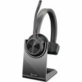 with Microsoft - Google Over... - 298.6 - - - USB-C Teams Stand - Charge 20 Certified Headset - Certification - Bluetooth Wireless kHz ft Assistant - Mono Poly Microsoft 20 Siri, Teams Hz 4310 Voyager