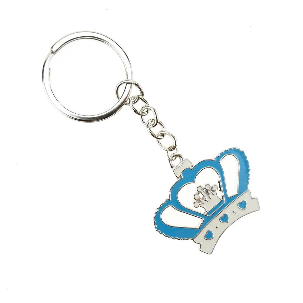 Shower Favor, Blue Crown 3-3/4-Inch, Chain Key Baby Royal 12-Count,