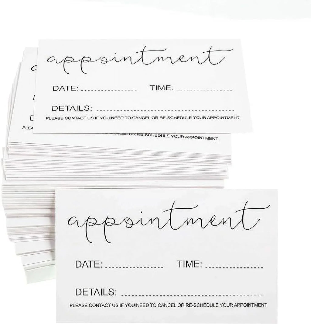 100) for of (Pack Barber Hair Restaurants 100 Beauty Pack Makeup Nail Therapist Appointment Reminder Shop Salon of RXBC2011 Cards