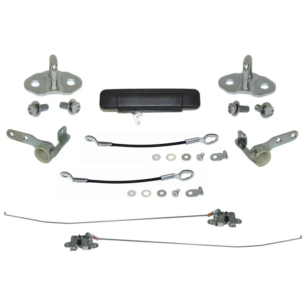 Tailgate Tacoma Lock Rod Rear Latch For Hinge Handle Striker 9pc 2005-2015 Cable