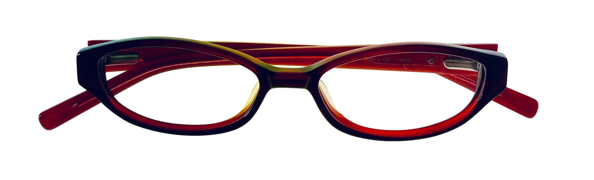 Converse Eyewear 46mm Red Pick Oval Plastic Frame. Me