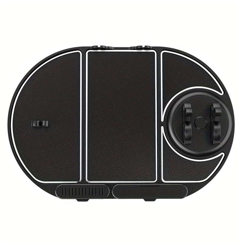 Car Holder Sticky Phone Organizer 4-in-1 with Non-Slip Mat Dashboard Convenient - Multifunctional Anti-Slip and and