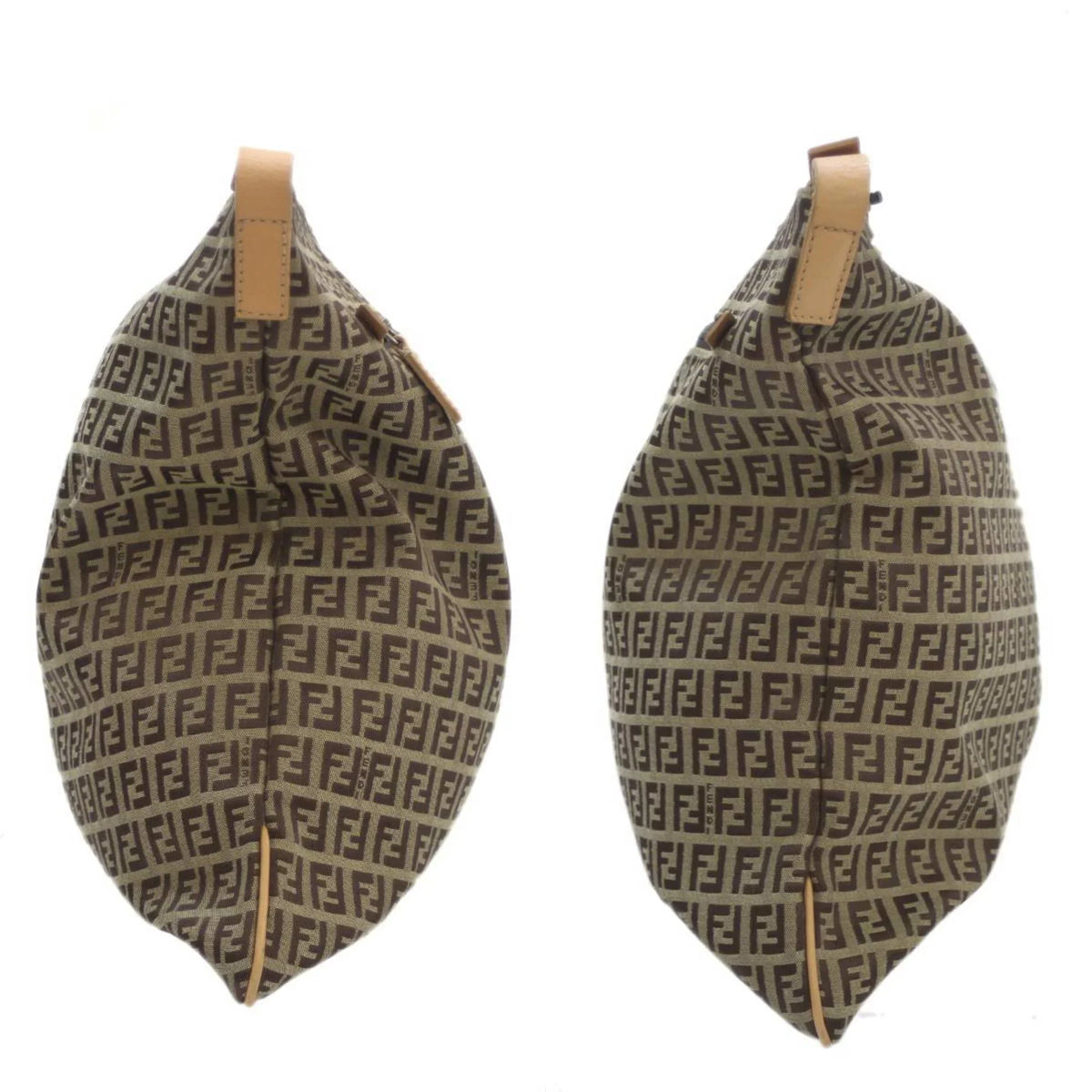 bag FENDI (Good) Zucca pattern Shoulder 2355.7VA020.28E Pre-Owned Brown