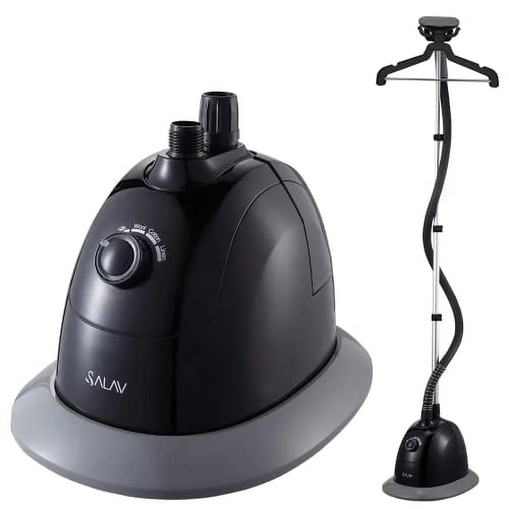 Swivel 4 GS34-BJ Standing Garment Hanger Black Steam 360 1500W SALAV with Steamer Multi-Hook Settings, and Full-Size
