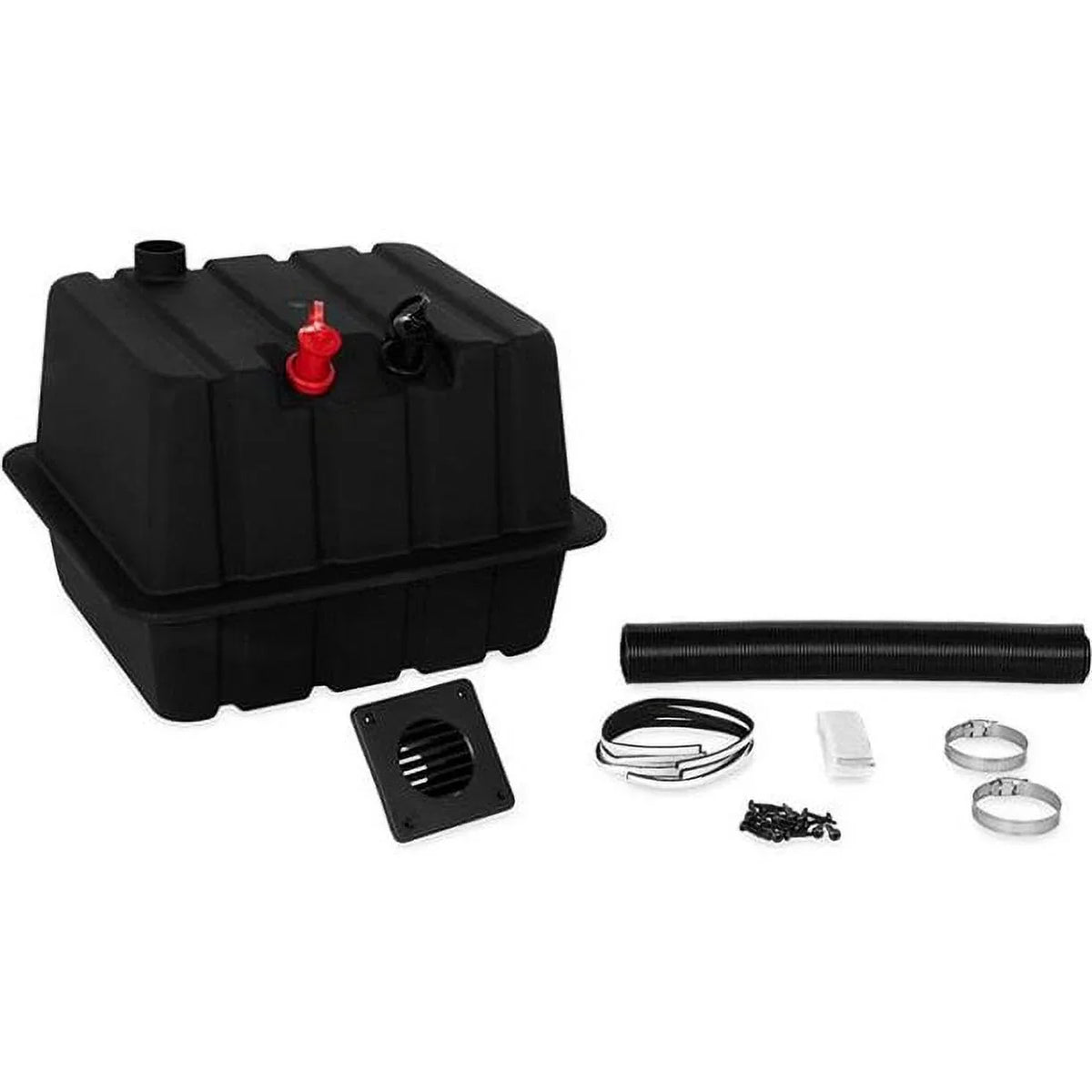 Group Box (2) Side-by-Side with 3/8-Inch | Stores Batteries Ring Camco Double 24 Camper/RV Compatible (55370) Battery on Terminals Cables Battery Vented |