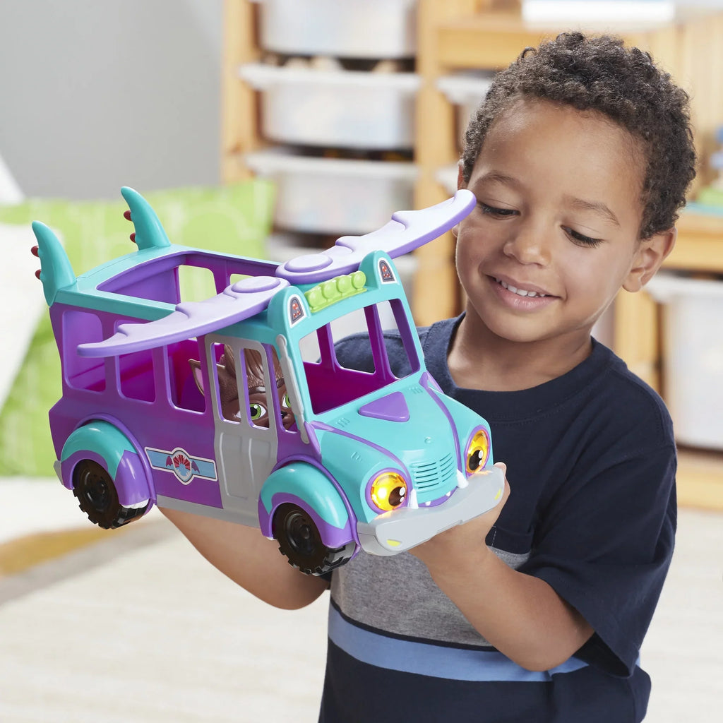Toy and Netflix Up Monsters Lights, Sounds, Bus Super with Ages Monster and 3 GrrBus Music