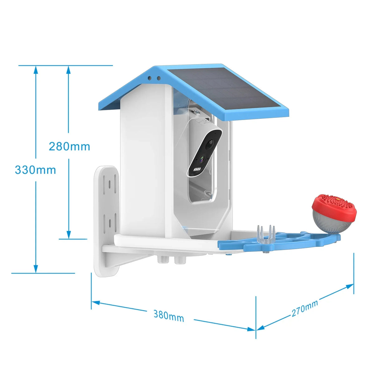 Solar Feeder Vision Camera Camera Videos With Nebublu Camera 1080p Real 1080p Camera Camera Auto Liquidproof Ip66 Low Vision Capture Feeder Solar Feeder camera,Feeder