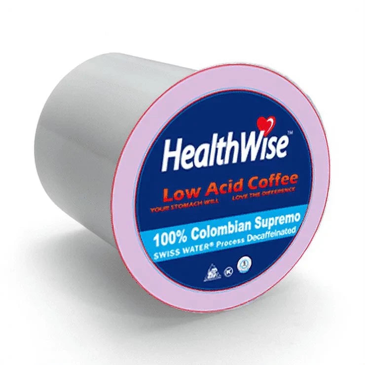 Healthwise 72 Decaf Acid Pods, Low Coffee K-Cup Count