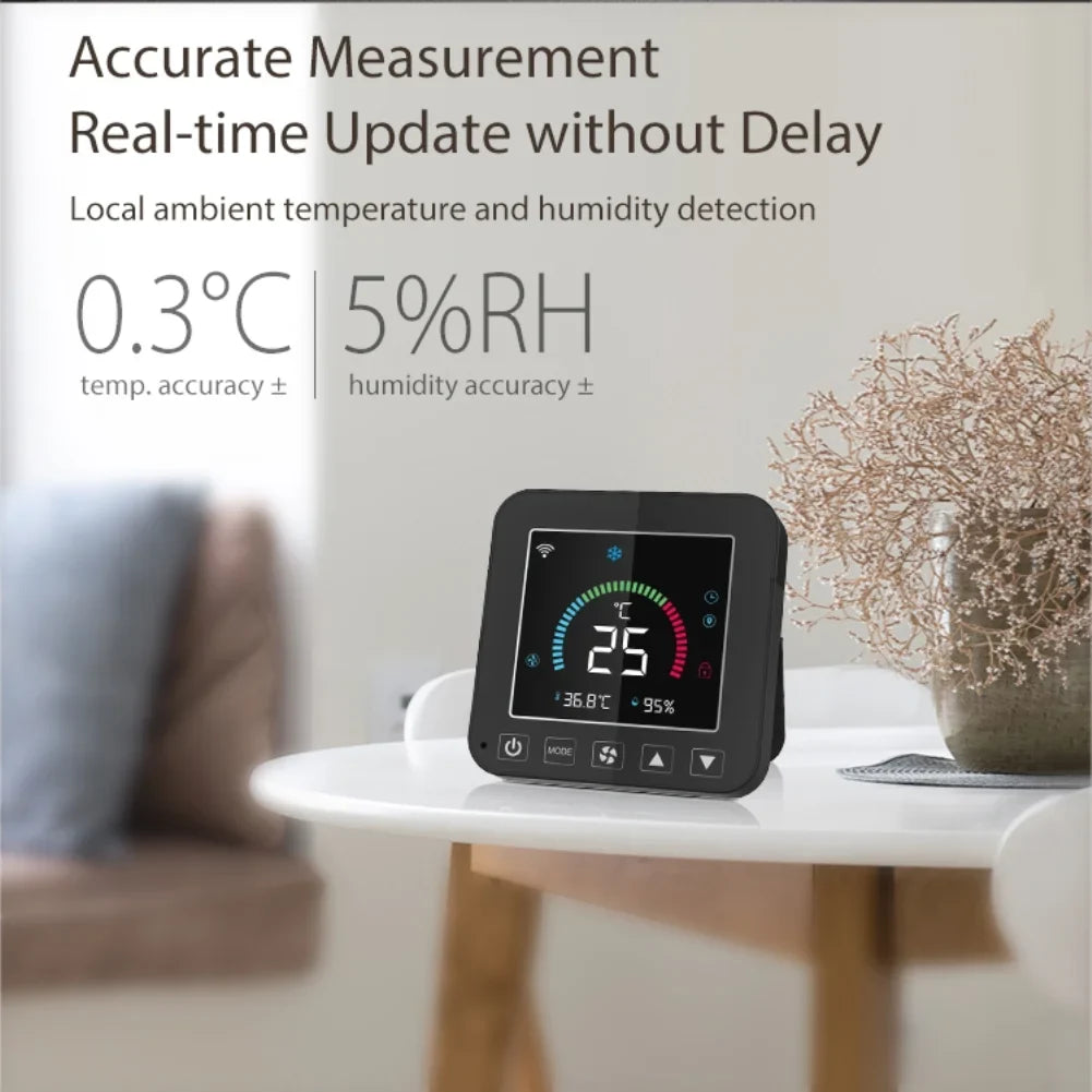 Smart air Sensor WiFi WIFI and Tuya Home And Alarm Temperature Humidity Indoor Siren conditioner Smart Intelligent with Linkaged