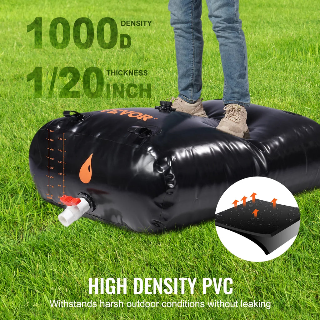 Liquid Containers,1000D Storage Spigots Capacity Overflow Including Storage Large Liquid Kit,Liquid BENTISM Tank Rainwater Liquid and Portable Gallon Bladder Bladder PVC Bag,143