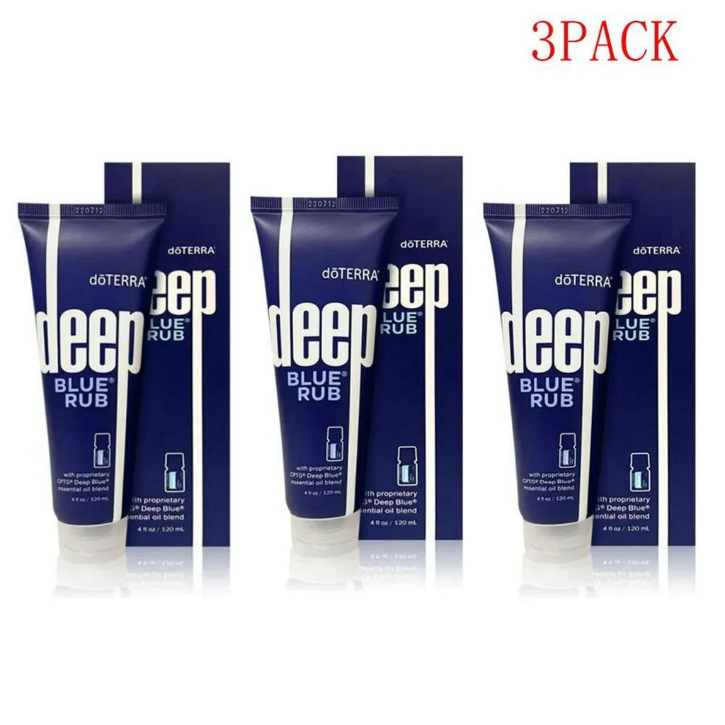 mL 01/26) Cream Brand Blue 3PACK，Deep floz./120 Doterra_4 (EXP - Rub Body NEW