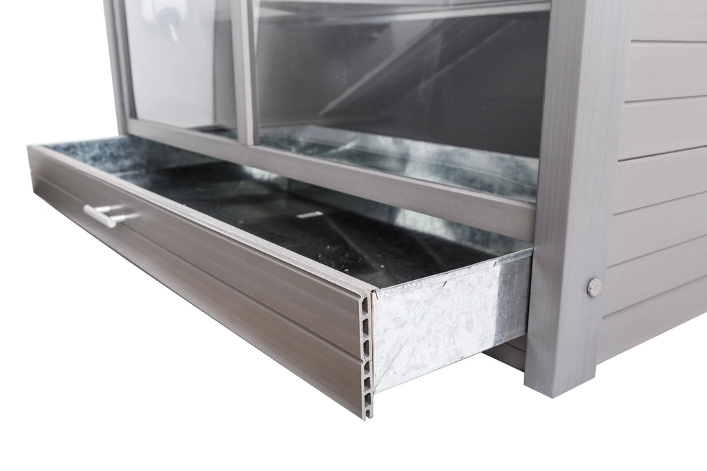 Park ECOFLEX® Indoor Rabbit Habitat-Nantucket Hutch Grey Avenue Jumbo