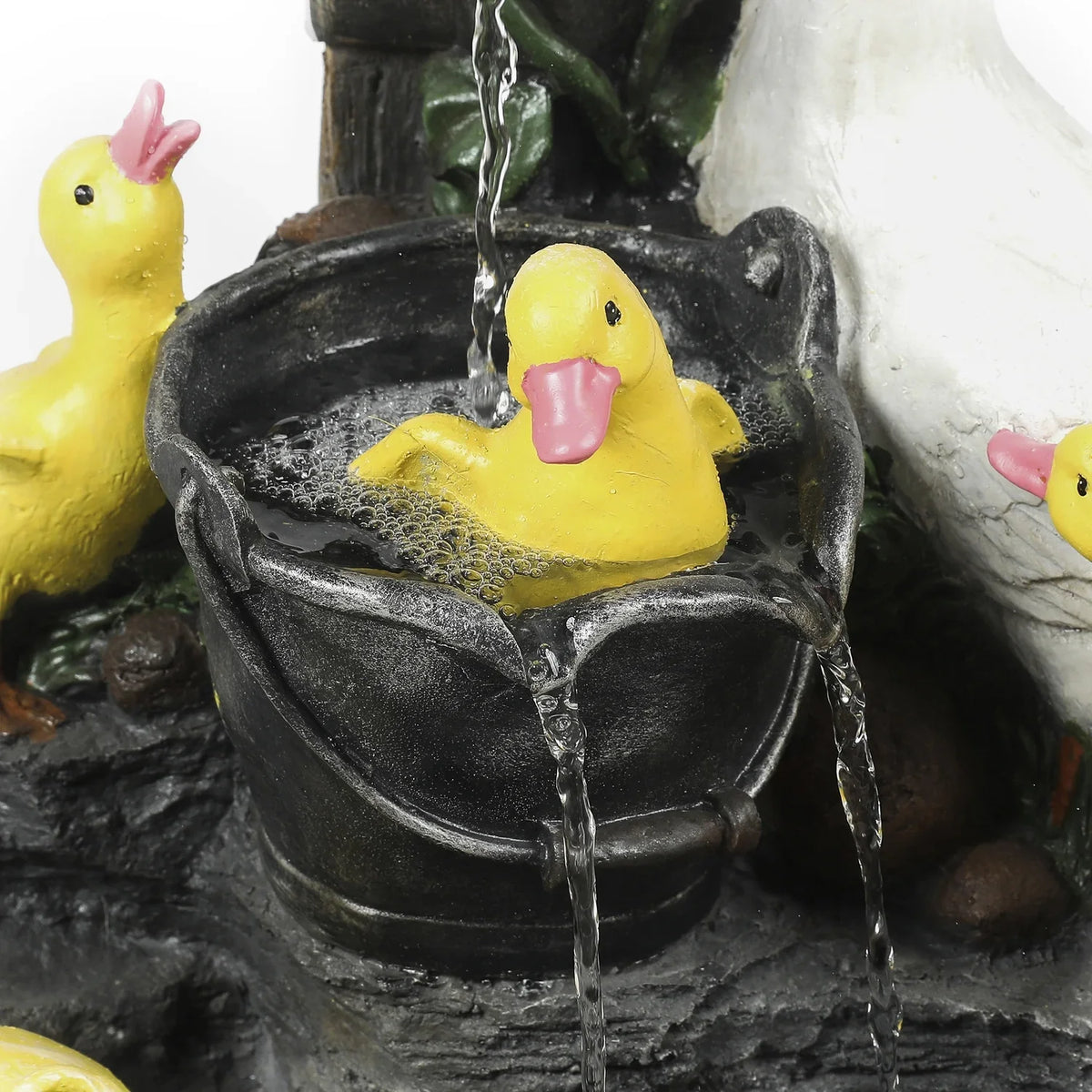 Duck Outdoor Antique Resin HomeStock Family Bath Ambiance Fountain